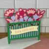Baby Crib Floral Pop-Up Card - Image 5