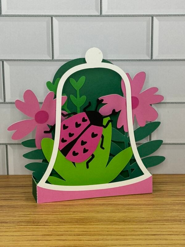 Lady Bug Valentines Day Pop-Up Card - Image 3