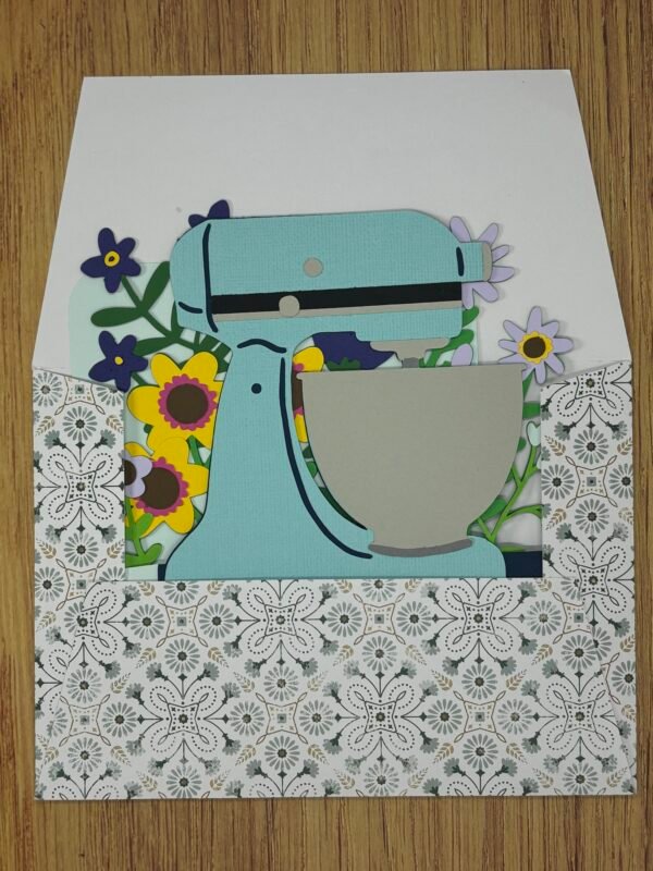 Kitchenaid Mixer Floral Pop-Up Card - Image 6