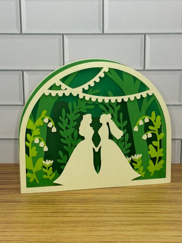 Elegant Wedding Pop-Up Card - Image 3