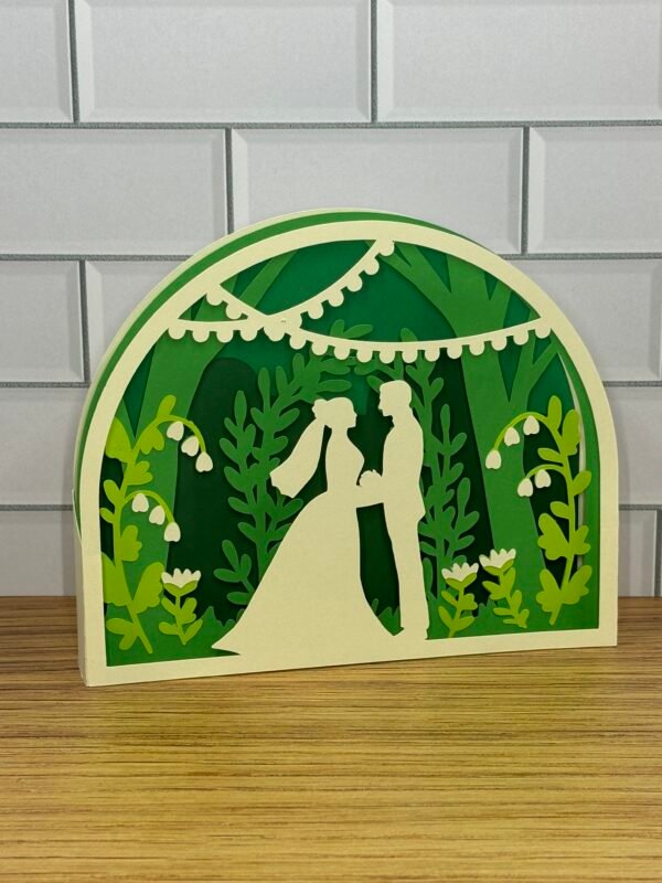 Elegant Wedding Pop-Up Card - Image 8