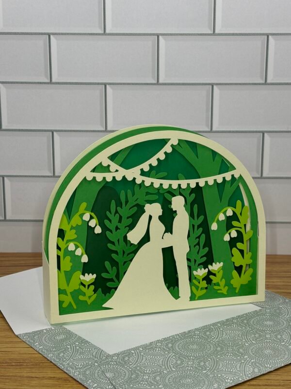 Elegant Wedding Pop-Up Card - Image 10