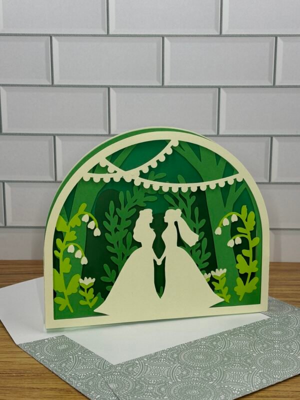 Elegant Wedding Pop-Up Card - Image 5