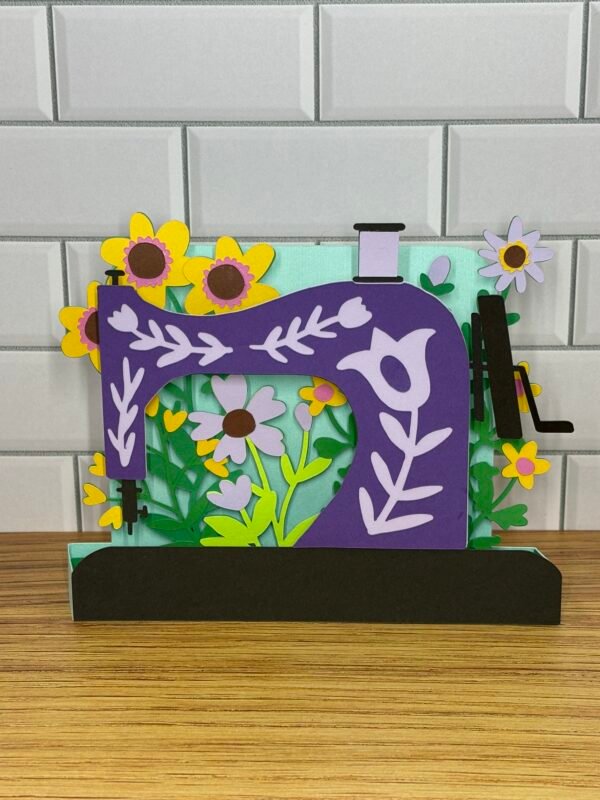 Sewing Machine Pop-Up Card