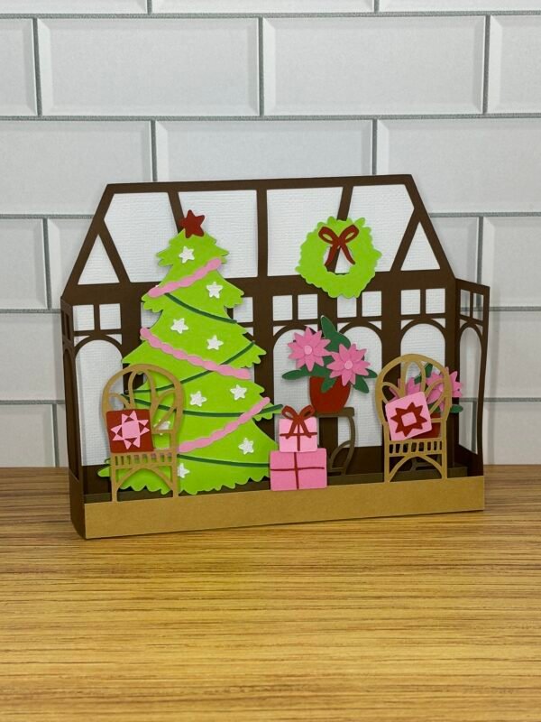 Christmas Sunroom Pop-Up Card - Image 3