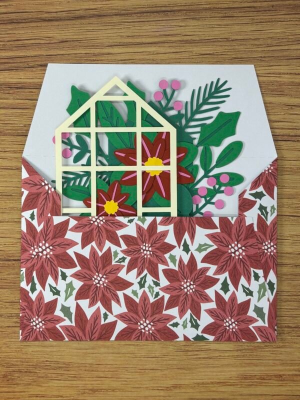 Christmas Greenhouse Pop-Up Card - Image 6