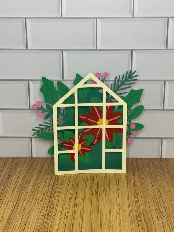 Christmas Greenhouse Pop-Up Card