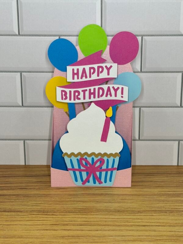 Happy Birthday Cupcake Pop-Up Card