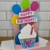 Happy Birthday Cupcake Pop-Up Card - Image 5